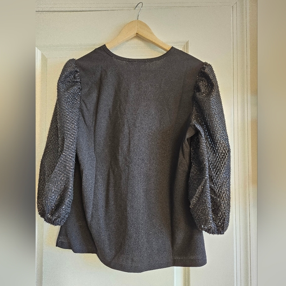 Black Women's Casual Blouse - Picture 6 of 8
